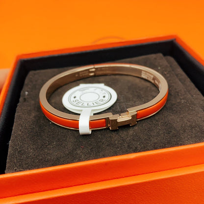 [baslovejewels]CLASSIC HM CLIC RED 8MM ENAMEL BRACELET