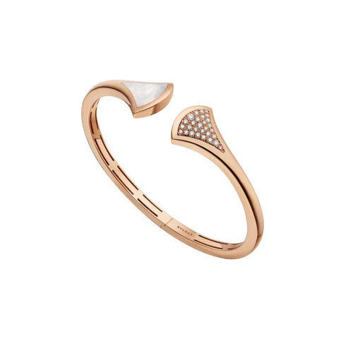 [AURORA]DREAM ARMBAND OFFEN ROSGOLD MOP DIAMANT