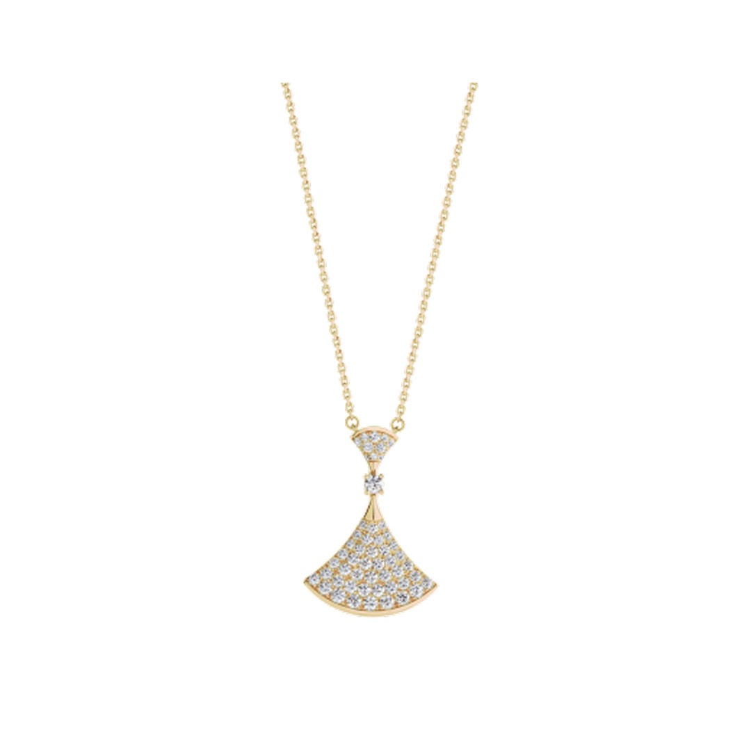 [AURORA]DREAM NECKLACE GOLD FULL DIAMOND
