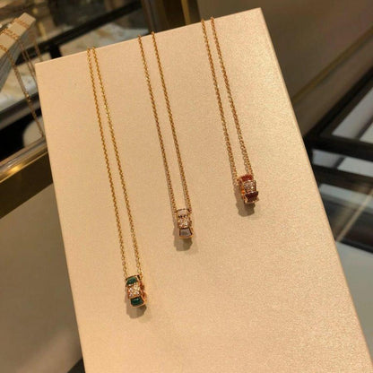 [AURORA]SERPENTI PEDANT DIAMOND NECKLACE