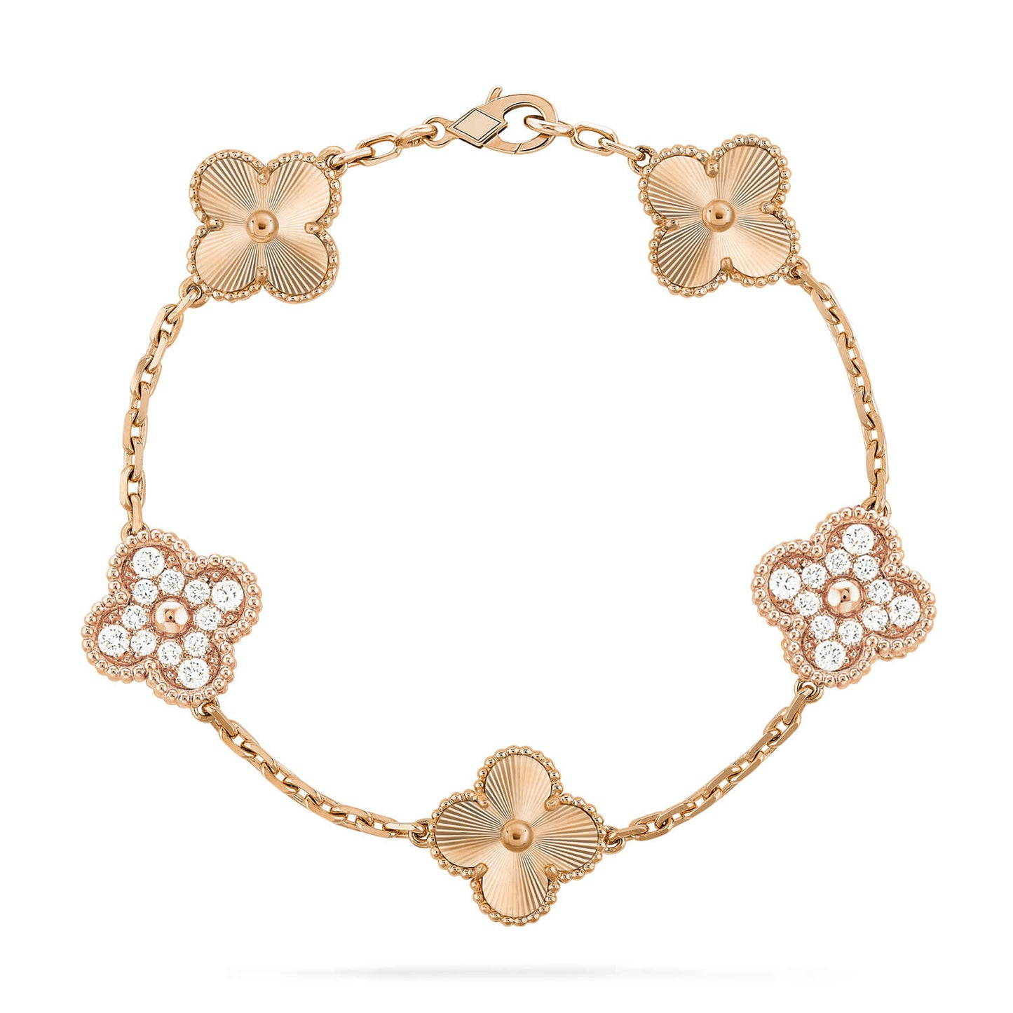 [AURORA] CLOVER 5 MOTIF LASER BRACELET COLLECTION