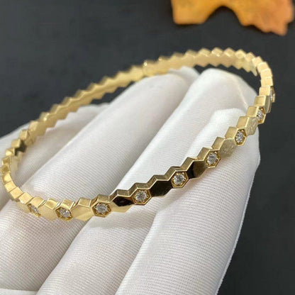 [baslovejewels]BEE LOVE GOLD DIAMOND BRACELET