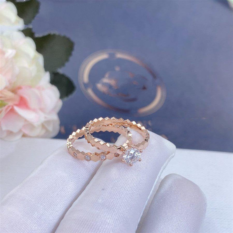 [baslovejewels]BEE LOVE RING PINK GOLD DIAMOND
