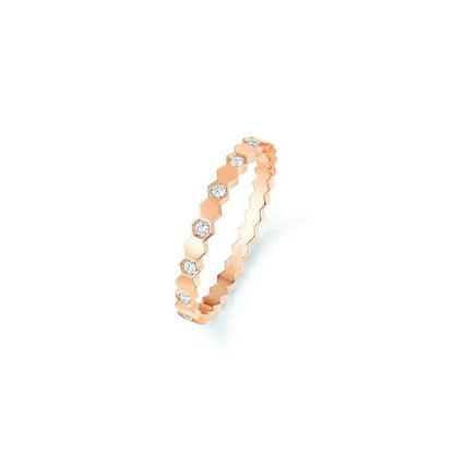 [baslovejewels]BEE LOVE RING PINK GOLD DIAMOND