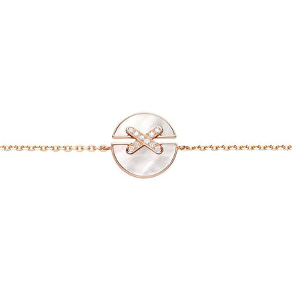 [baslovejewels]JEUX DE BRACELET MOP PINK GOLD DIAMONDS