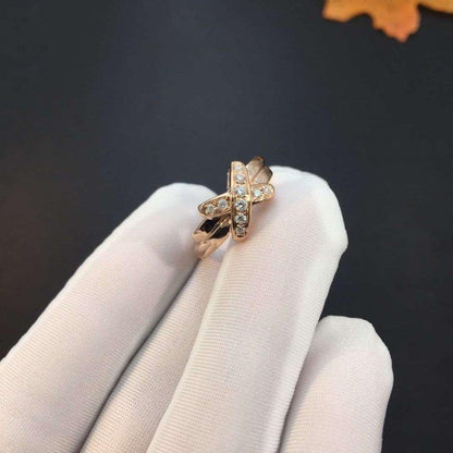 [baslovejewels]JEUX DE PINK GOLD DIAMOND RING