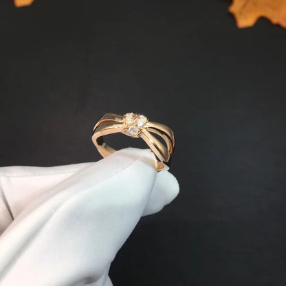 [baslovejewels]LIENS RING PINK GOLD DIAMOND