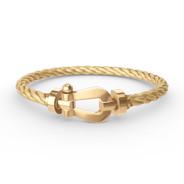 [baslovejewels]FORCE LARGE HORSESHOE NO DIAMOND BRACELET GOLD