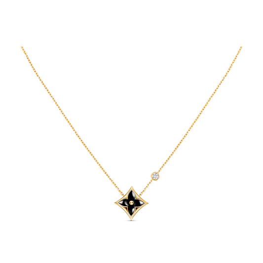 [baslovejewels]STAR BLACK MOP NECKLACE