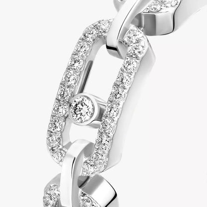 [AURORA]Move Link Pave_-Set Diamond Ring in Gold
