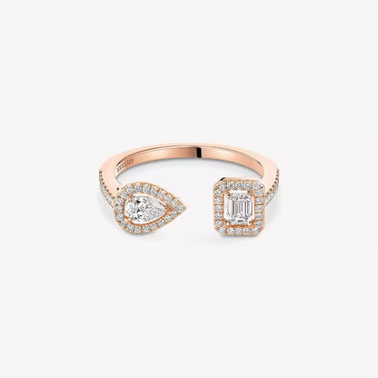 [AURORA]My Twin Toi Gold Diamond Ring