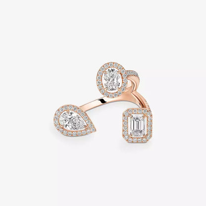 [[AURORA] Diamond Ring 0,25ct My Twin Trilogy