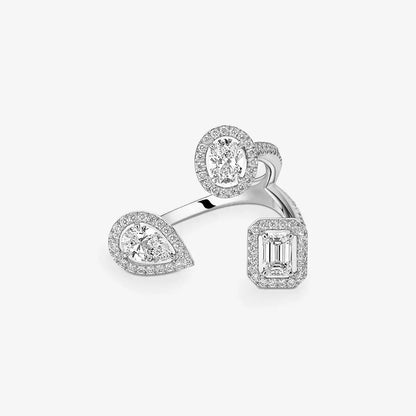[[AURORA] Diamond Ring 0,25ct My Twin Trilogy