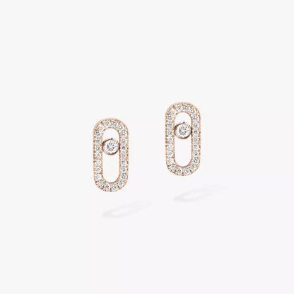 [AURORA]Move Uno Diamond Earrings