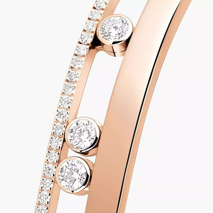[AURORA]Move Romane Diamond Bangle Bracelet