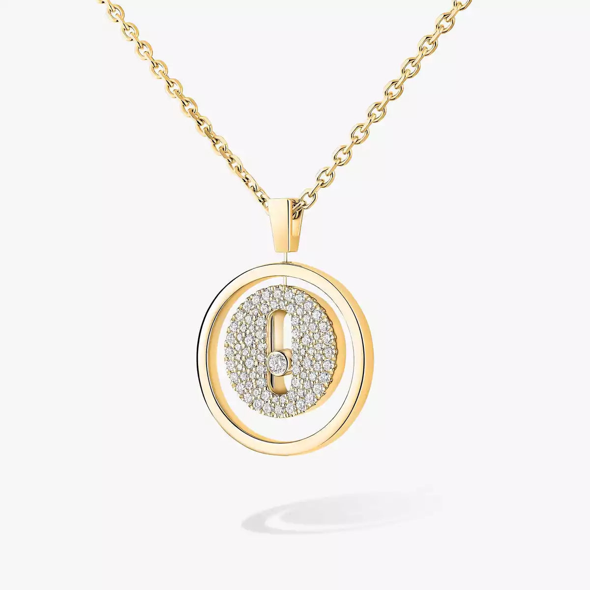 [AURORA] Lucky Move Diamond Necklace