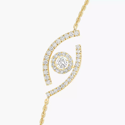 [AURORA]Lucky Eye Pave-Set Diamond Bracelet