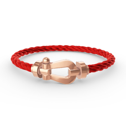 [AURORA]FORCE GROSSES HUFEISENARMBAND OHNE DIAMANT ROSÉGOLD