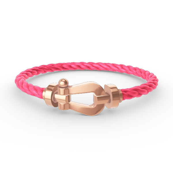 [AURORA]FORCE GROSSES HUFEISENARMBAND OHNE DIAMANT ROSÉGOLD
