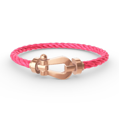 [AURORA]FORCE GROSSES HUFEISENARMBAND OHNE DIAMANT ROSÉGOLD
