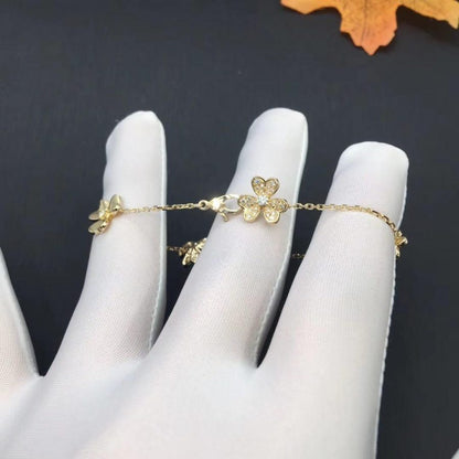 [basloveJW]FRIVOLE GOLD 5 BLUMEN ARMBAND