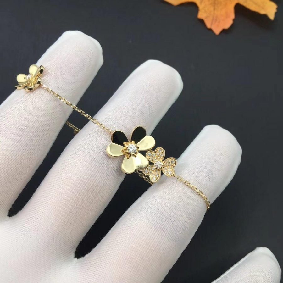 [basloveJW]FRIVOLE GOLD 5 BLUMEN ARMBAND
