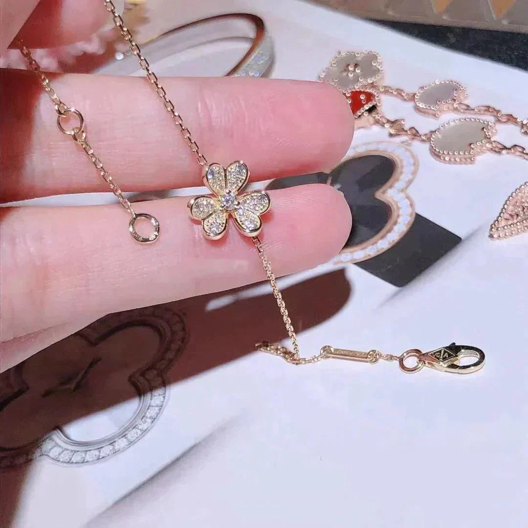 [basloveJW]FRIVOLE GOLD BLUMEN DIAMANT ARMBAND