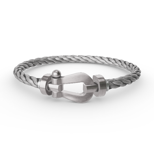 [baslovejewels]FORCE LARGE HORSESHOE NO DIAMOND BRACELET SILVER